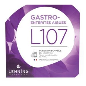 Lehning L 107 Gastro-entérites Solution Buvable 30 ml - Pharmacie Agnès Praden à Alès