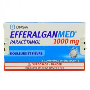 Upsa Efferalganmed 1000mg Effervescent 8 Comprimés - Pharmacie Agnès Praden à Alès