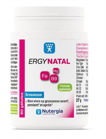 Nutergia Ergynatal 60 gélules - Pharmacie Agnès Praden à Alès