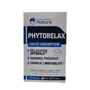 Prescription Nature Phytorelax 180 Comprimés  - Pharmacie Agnès Praden à Alès