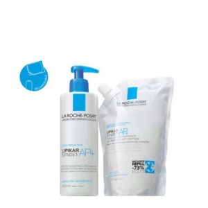 La Roche Posay Lipikar Syndet AP+ 400 ml + Eco Recharge 400 ml - Pharmacie Agnès Praden à Alès