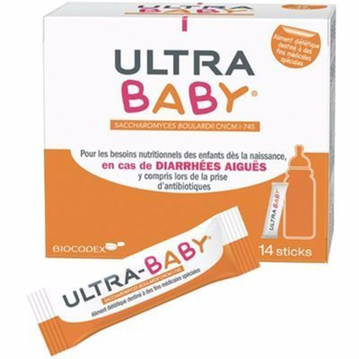 Ultra levure ultra baby sticks 14 - Pharmacie Agnès Praden à Alès