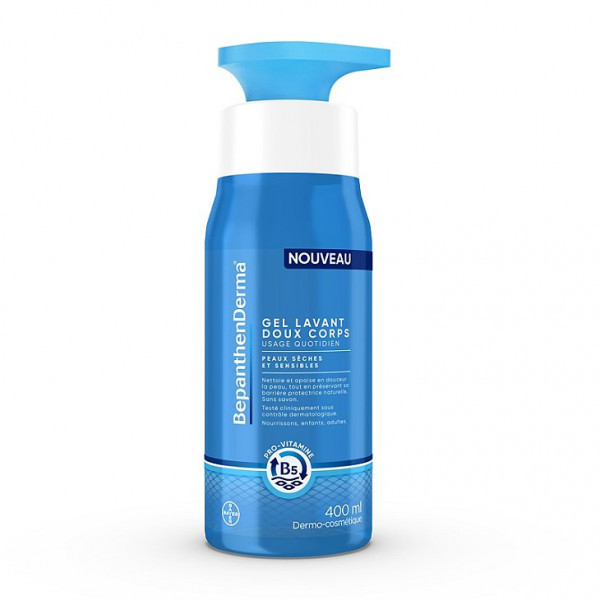 Bayer BepanthenDerma Gel Lavant Doux 400ml - Pharmacie Agnès Praden à Alès