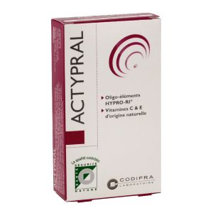 Codifra Actypral Antioxydant & Immunité x60 Gélules - Pharmacie Agnès Praden à Alès