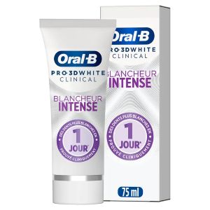 Procter & Gamble Oral B Pro Dentifrice 3d White Clinical 75ml - Pharmacie Agnès Praden à Alès