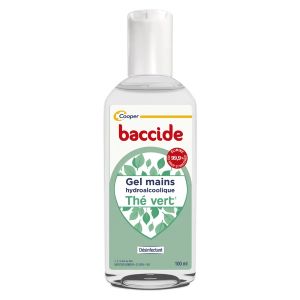 Cooper Baccide Gel Mains Désinfectant Hydroalcoolique Thé Vert Peaux Sensibles 100ml - Pharmacie Agnès Praden à Alès