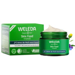 Weleda Skin Food Visage Crème De Nuit Nourrissante 40 ml - Pharmacie Agnès Praden à Alès
