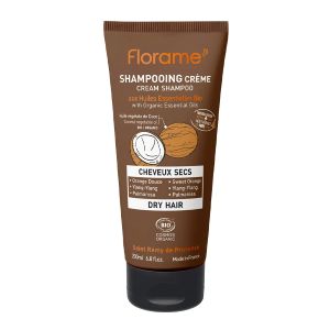 Florame Shampooing Crème Cheveux Secs Bio 200ml  - Pharmacie Agnès Praden à Alès
