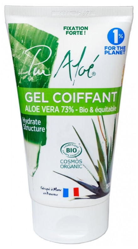 Pur Aloé Gel Coiffant Aloe Vera 73% Bio 150 ml - Pharmacie Agnès Praden à Alès