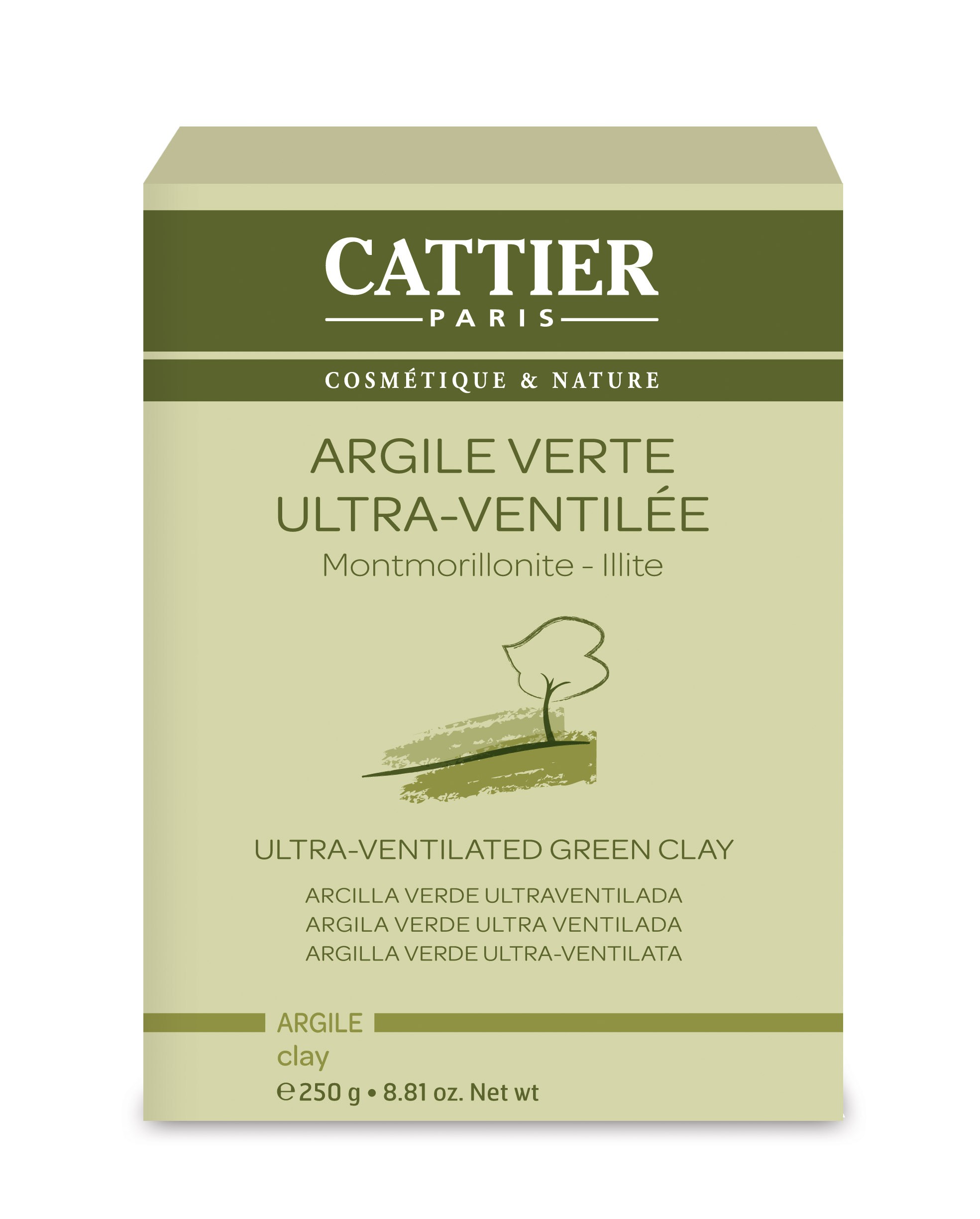 Cattier Argile Verte Ultra-Ventilée 250 g - Pharmacie Agnès Praden à Alès