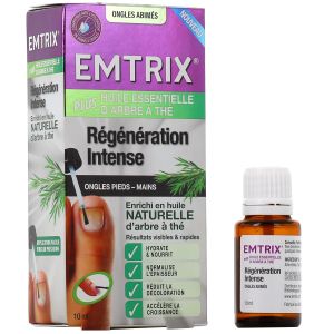 Emtrix Soin Ongles Mains Régénération Intense à l'huile d'Arbre à Thé 10ml - Pharmacie Agnès Praden à Alès