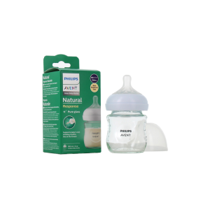 Avent Natural Response Biberon Verre 120 ml 0 Mois et + - Pharmacie Agnès Praden à Alès