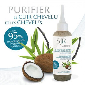 SJR Shampoing Détox Gommant et Anti Pelliculaire, 150ml - Pharmacie Agnès Praden à Alès