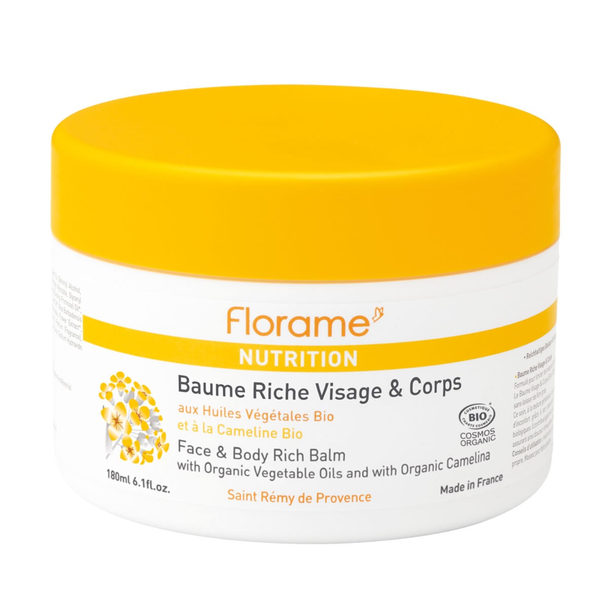 Florame baume riche visage & corps 180ml - Pharmacie Agnès Praden à Alès