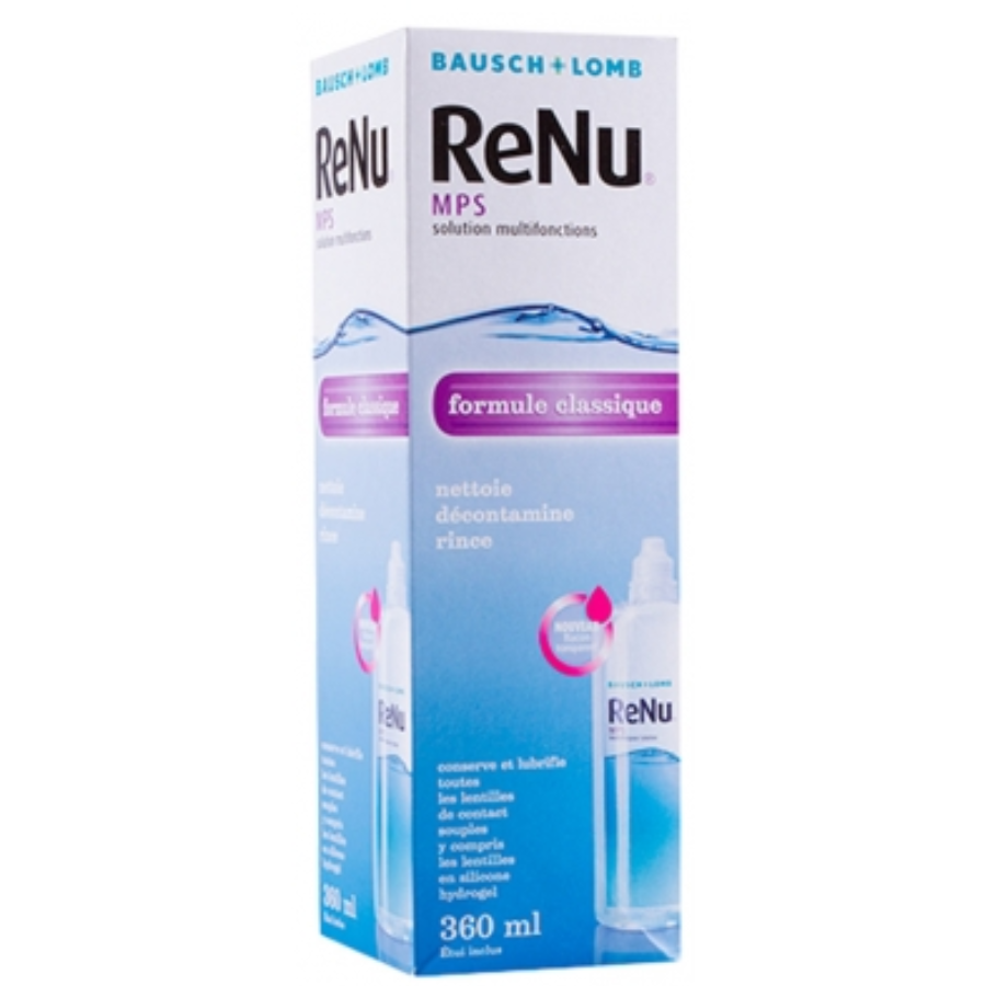 Bausch & Lomb ReNu MPS Solution Multifonctions 360 ml - Pharmacie Agnès Praden à Alès