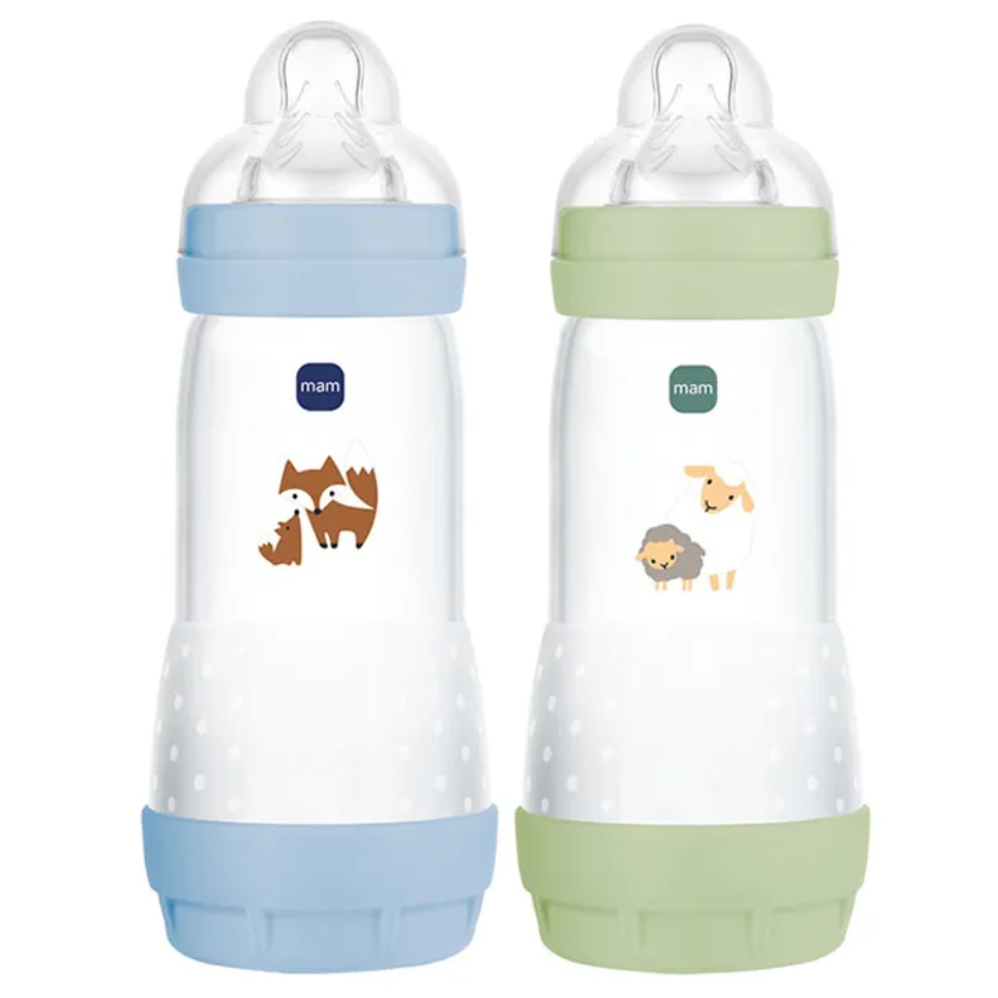 Mam Biberon Easy Start Anti-Colique 2 x 320mL  - Pharmacie Agnès Praden à Alès