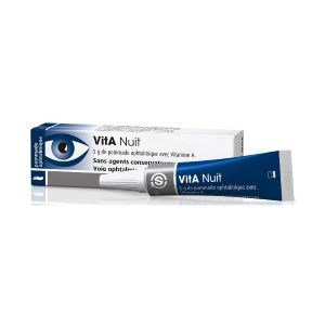 VitANuit Pommade Ophtalmique - Vitamine A Pour les Yeux - 5gr - Pharmacie Agnès Praden à Alès