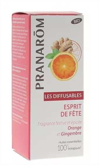 Pranarom Diffusion Huile Essentielle Esprit De Fête Bio 30 ml - Pharmacie Agnès Praden à Alès