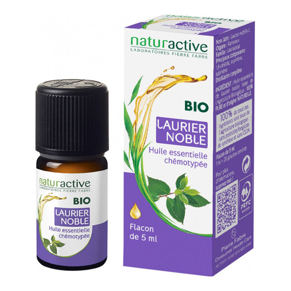 Naturactive laurier noble huile essentielle bio 5ml - Pharmacie Agnès Praden à Alès