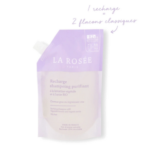 La Rosée Shampoing Purifiant Recharge 400 ml - Pharmacie Agnès Praden à Alès