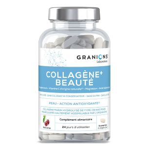 Laboratoire des Granions Collagène+ Beauté Cerise 120 Comprimés à Croquer Cerise - Pharmacie Agnès Praden à Alès