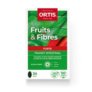 Ortis Fruits & Fibres Forte Transit Intestinal 24 Comprimés - Pharmacie Agnès Praden à Alès