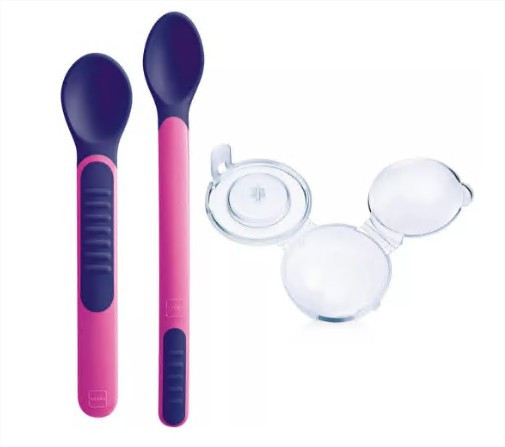 MAM 2 Cuillères thermosensibles avec étui - Pharmacie Agnès Praden à Alès