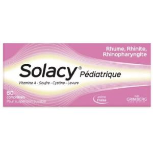 Grimbert Solacy Pédiatrique 60 Comprimés - Pharmacie Agnès Praden à Alès