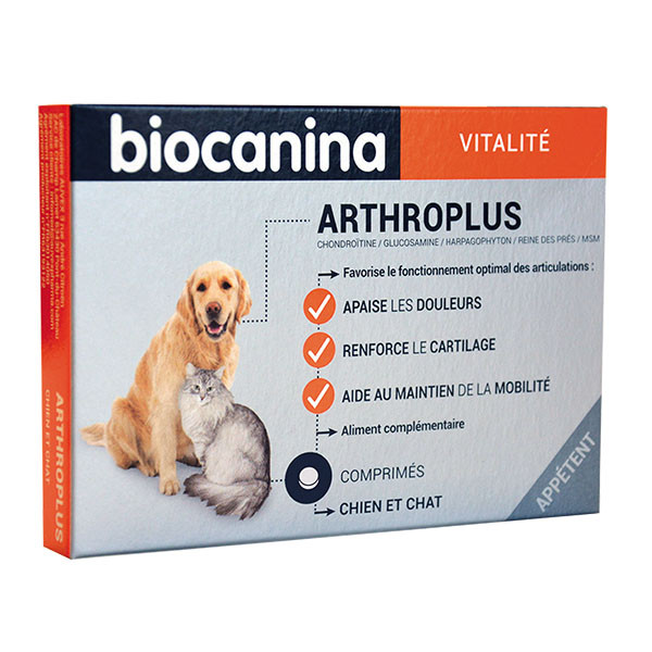 Biocanina Arthroplus 40 comprimés - Pharmacie Agnès Praden à Alès
