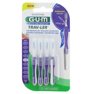 Gum Trav-Ler Brossette Interdentaire Cylindrique 1.22mm 1512  - Pharmacie Agnès Praden à Alès