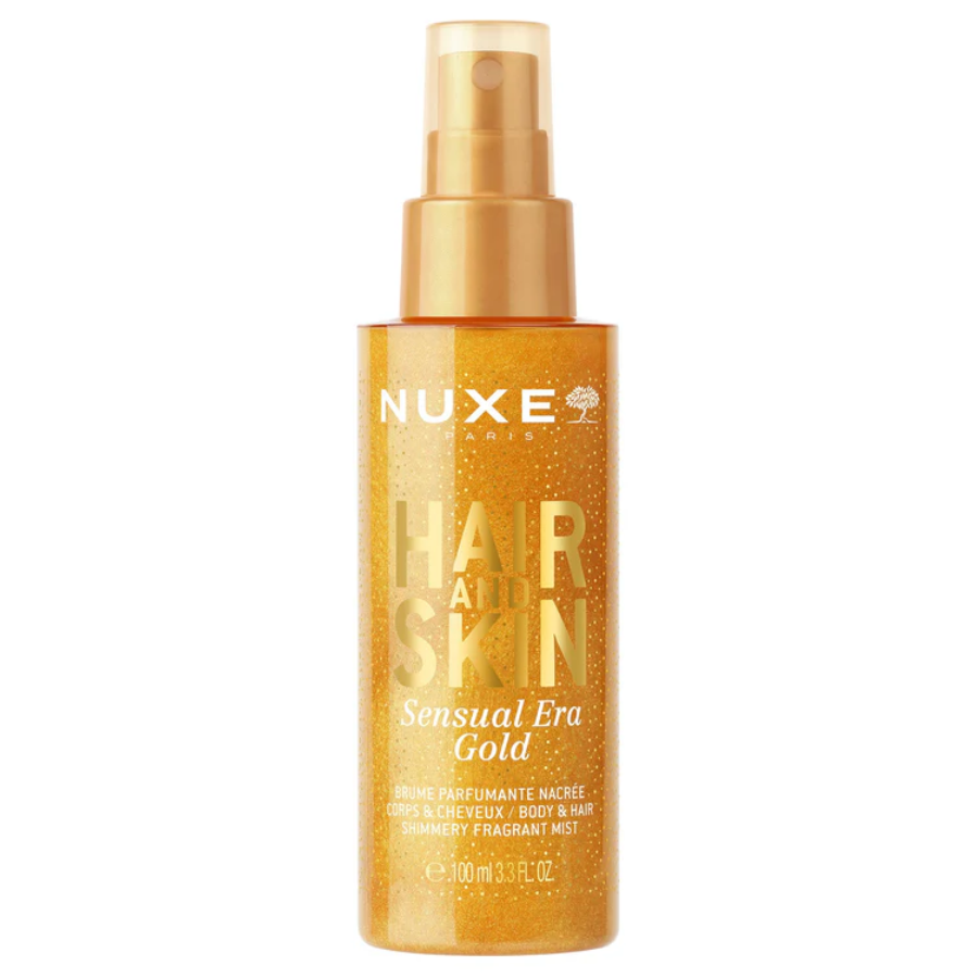Nuxe Hair and Skin Brume Parfumante Nacrée corps & cheveux Sensual Era Gold 100 ml - Pharmacie Agnès Praden à Alès