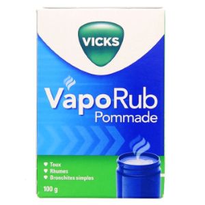  Vicks Vaporub Pommade Pot/100 g - Pharmacie Agnès Praden à Alès