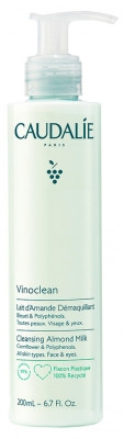 Caudalie Vinoclean Lait d'Amande Démaquillant 200 ml - Pharmacie Agnès Praden à Alès