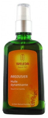 Weleda Huile Dynamisante à l'Argousier avec Pompe 100 ml - Pharmacie Agnès Praden à Alès