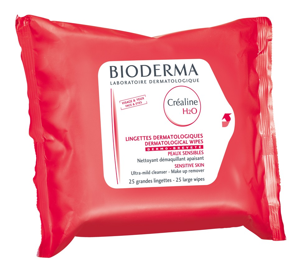 Bioderma Créaline H2O Lingettes Dermatologiques x25 - Pharmacie Agnès Praden à Alès