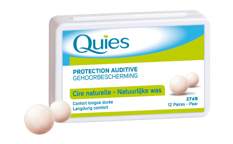 Quies cire naturelle protection auditive 12 paires - Pharmacie Agnès Praden à Alès