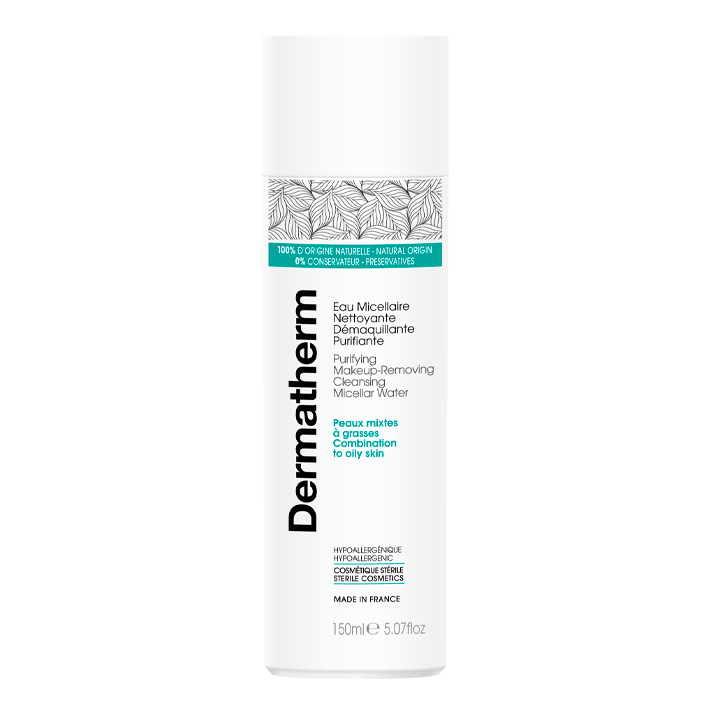 Dermatherm Eau Micellaire Nettoyante Démaquillante Purifiante BIO 150ml - Pharmacie Agnès Praden à Alès