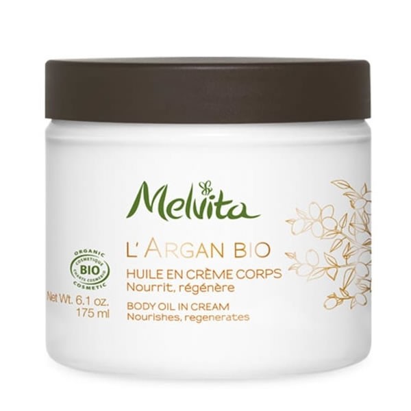 Melvita L'Argan Bio Huile en Crème Corps 175 ml - Pharmacie Agnès Praden à Alès