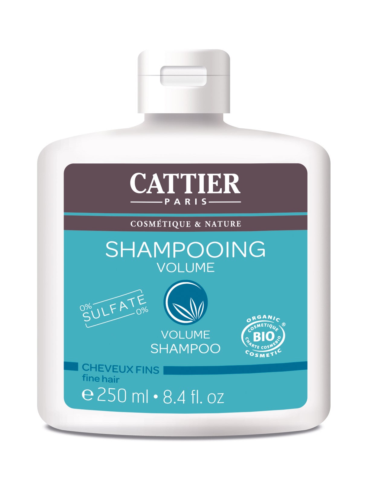 Cattier Shampooing Cheveux Fins Volume 250 ml - Pharmacie Agnès Praden à Alès