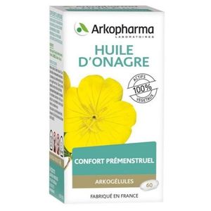 Arkopharma Arkogélules Huile d'Onagre 60 Capsules - Pharmacie Agnès Praden à Alès