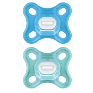 MAM Sucette Comfort Silicone 0 - 2 mois Bleu x 2 - Pharmacie Agnès Praden à Alès