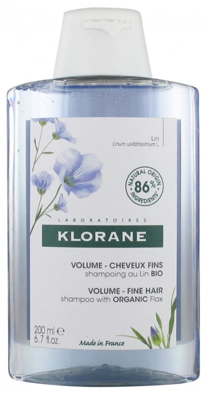 Klorane  Shampoing au Lin Bio 200 ml - Pharmacie Agnès Praden à Alès