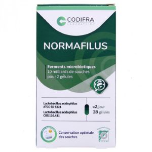 Codifra Normafilus Ferments Microbiotiques x28 - Pharmacie Agnès Praden à Alès