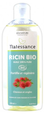 Natessance Huile de Ricin Bio 250 ml - Pharmacie Agnès Praden à Alès