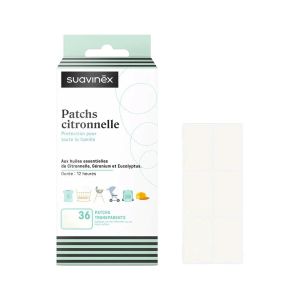 Suavinex Anti-Moustique Patchs À La Citronnelle x36 - Pharmacie Agnès Praden à Alès