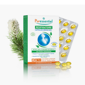 Puressentiel Respiratoire Capsules Bronches 30 capsules - Pharmacie Agnès Praden à Alès