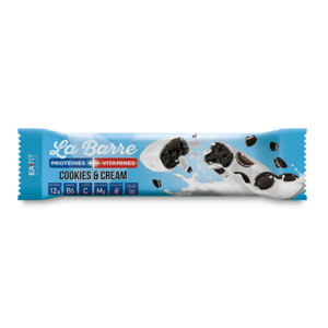 Ea Fit  La Barre Protéines + Vitamines 49 g - Saveur : Cookies & Cream - Pharmacie Agnès Praden à Alès