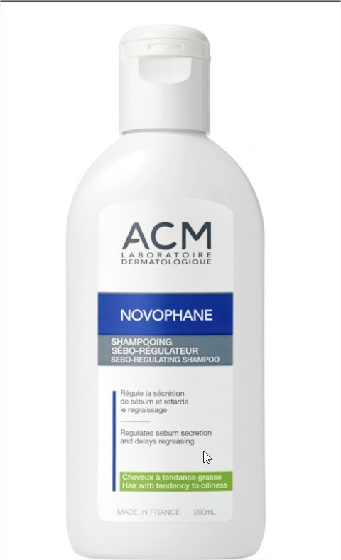 Acm Novophane Shampoing Sébo-régulateur 200 ml - Pharmacie Agnès Praden à Alès