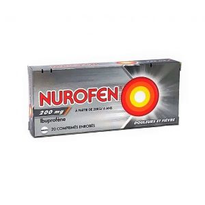 Reckitt Nurofen 200 mg 20 Comprimés Enrobés - Pharmacie Agnès Praden à Alès