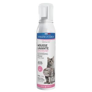 Francodex Mousse Lavante Sans Rinçage Pour Chats 150ml - Pharmacie Agnès Praden à Alès